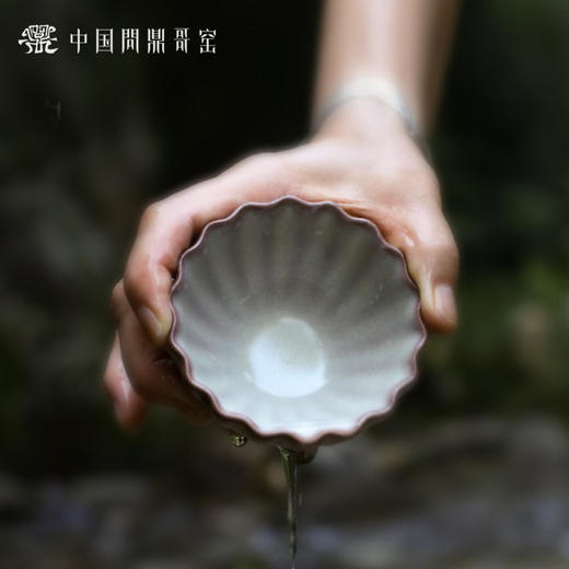 问鼎哥窑致巧款青莲杯（春来花繁）（缺货） 商品图3