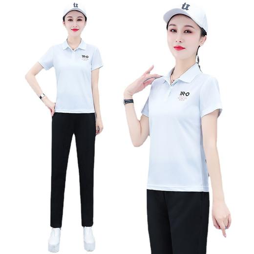 冰丝POLO衫运动套装显瘦速干TR-JJ6216 商品图4
