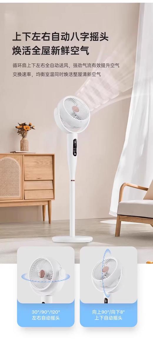 先锋变频空气循环扇台立遥控落地电风扇36档语音DXH-S22R 商品图4