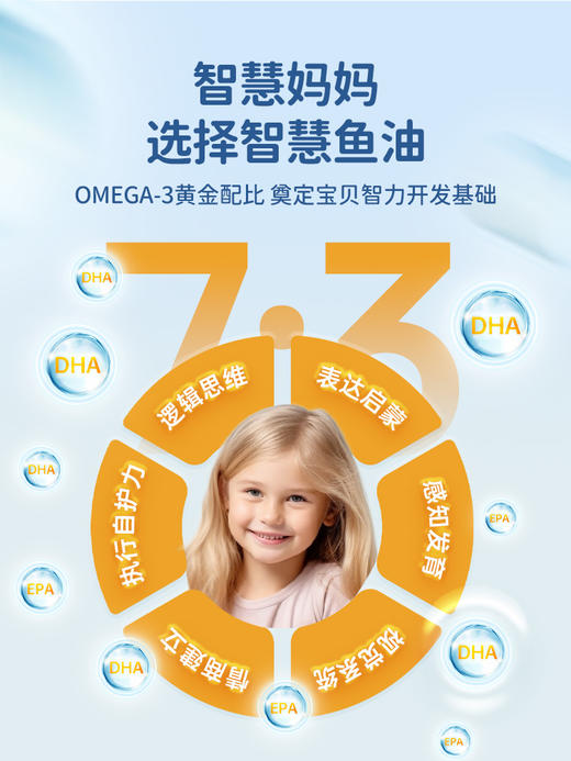诺康莱儿童鱼油挪威原装进口rTG深海鱼油omega30粒 商品图3