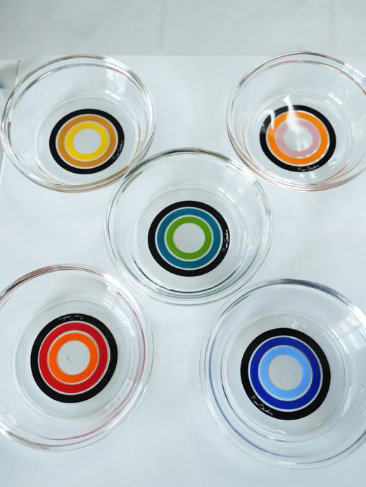 【苏州】日本皮尔卡丹彩虹印花玻璃碗X0614 商品图0