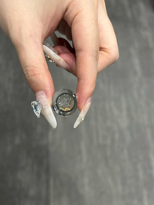 Jellydoll 玉蓝青花 日抛 十片 14.5mm 参考着色14.2mm 基弧8.6 含水40% 新锐国货 商品图4