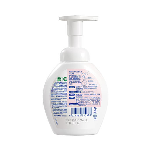 滴露泡沫抑菌洗手液花香型 250ml*3瓶 商品图1