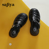 Safiya/索菲娅 2023夏季新潮三角标镂空编织锯齿厚底罗马凉鞋 SF32115010 商品缩略图5