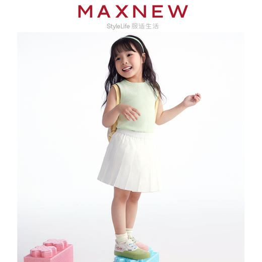 【裙装】女小童百褶学院风短裙 1N2355202 商品图3