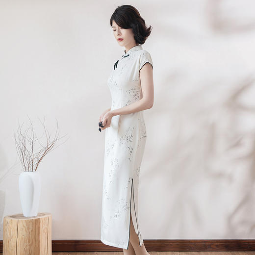 新中式旗袍新款2024气质少女修身年轻款优雅中国风改良连衣裙KK-2353 商品图2