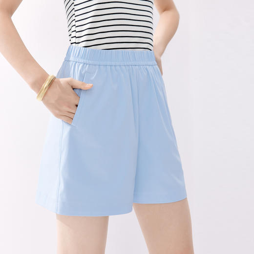 【严选】伊芙丽宽松短裤女2024年夏装新款休闲通勤1F6950051 商品图2
