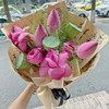 【两小时达】荷花莲花莲蓬睡莲供佛玫瑰花混搭花束生日鲜花速递端午礼物 商品缩略图2