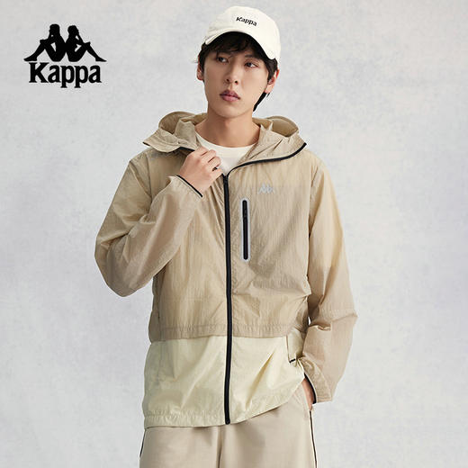 kappa卡帕背靠背女款2024新款夏季薄款运动夹克外套男款休闲上衣K0E32FJ52D 商品图1