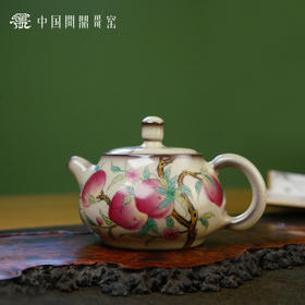 问鼎哥窑致巧款西施壶（五桃）（缺货）