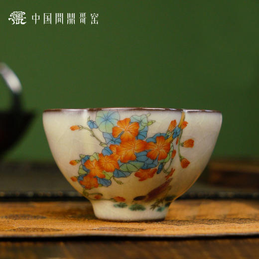 问鼎哥窑致巧款凌霜杯（花朝月夕）（缺货） 商品图1