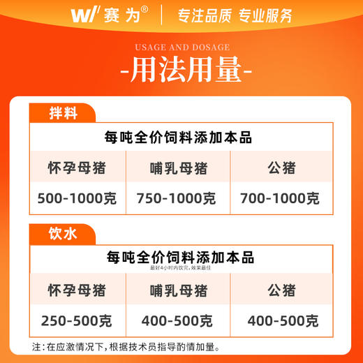 赛为种猪宝母猪营养保健多维兽用维生素发情好奶水足提高母猪繁殖 商品图3