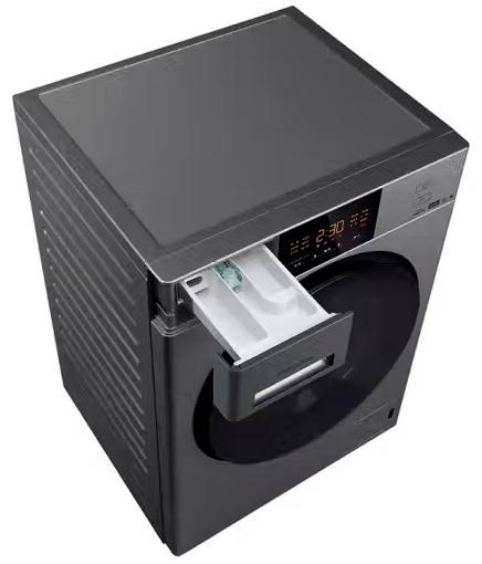 松下(251953)10公斤洗烘一体滚筒洗衣机除菌 三维立体洗 空气洗 银色XQG100-EG10C 商品图1