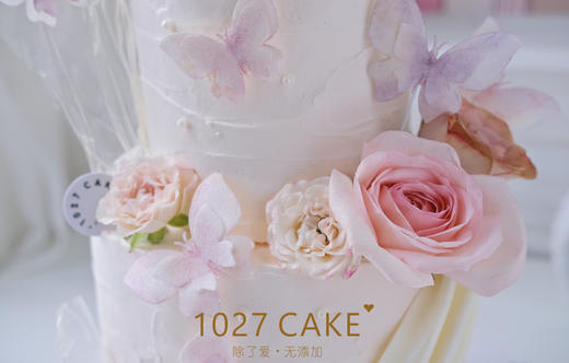 1027CAKE | 鲜花蝴蝶蛋糕  双层 氛围感 商品图4
