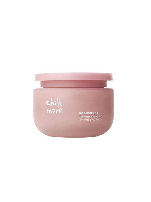chillmore且悠角鲨烷香氛磨砂膏乳霜去角质嫩肤温和清洁春夏200g 商品图0