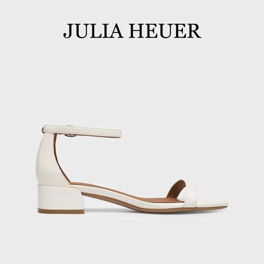Julia Heuer 简约清凉一字带粗跟凉鞋 商品图12