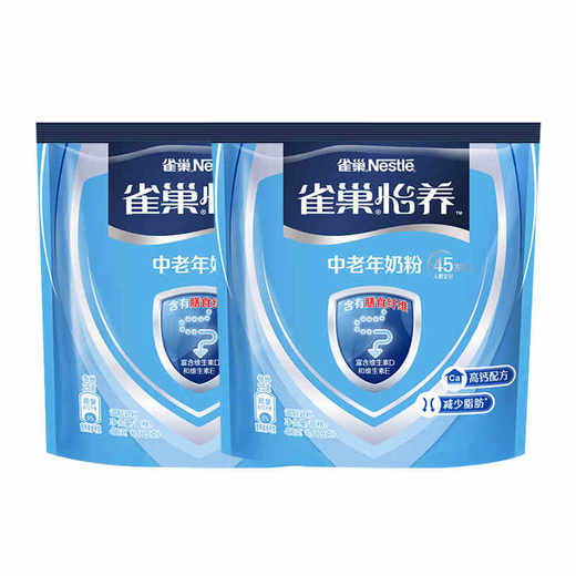 雀巢怡养中老年奶粉袋装(16x25g)*2袋 商品图0
