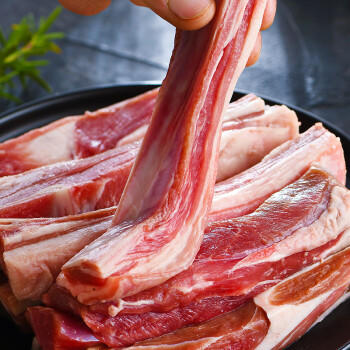 宁鑫 宁夏盐池滩羊 带骨手抓羊肉2斤 生鲜原切炖煮 地标产品 商品图0