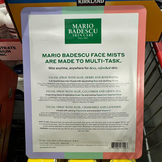 自用款推荐买📣折扣📣美国直邮特价228元/3瓶装🉐到手了🔥MARIO BADESCU 爽肤水喷雾177ml*3瓶 商品图12