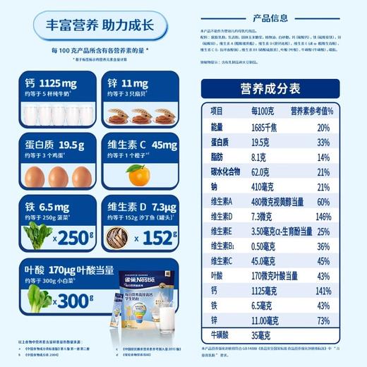 雀巢每日营养高锌高钙学生奶粉(14x25g)*2袋 商品图2