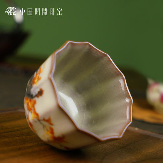 问鼎哥窑致巧款菩提杯（金鸡独立）（缺货） 商品图1