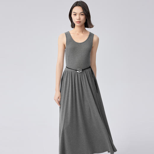 【严选】伊芙丽针织气质高级感背心裙T恤半身裙格雷系合辑女2024夏装新款1F6994871 商品图1