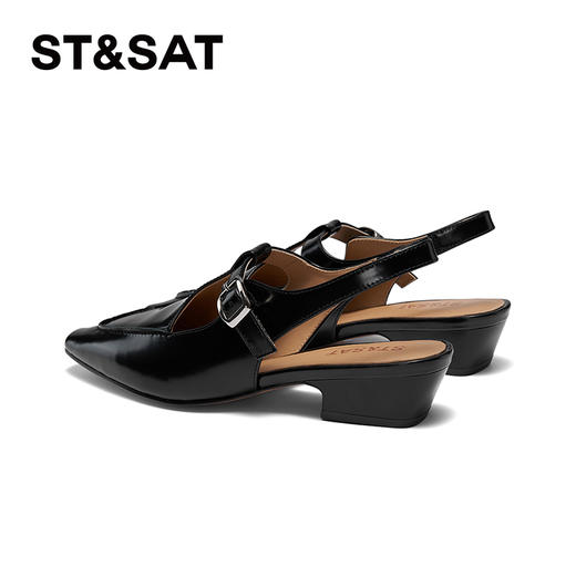 星期六时尚摩登镂空粗跟中后空SSC3114048 商品图8