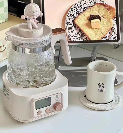 (包邮)小白熊全玻璃壶恒温调奶器（1.2L）（两种型号） 商品图0