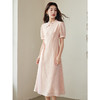 【专属特价】熙世界高考改良旗袍平时可穿2025夏季新款新中式国风粉色连衣裙 商品缩略图1