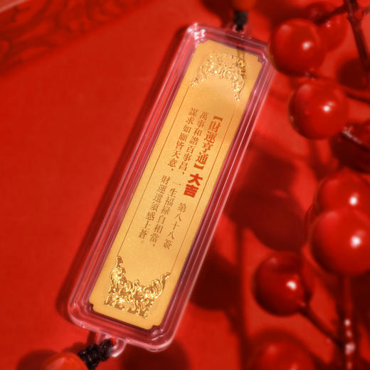 普陀山足金上上签 商品图8