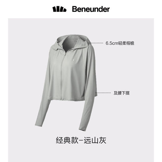 【分仓直发包邮】蕉下冰薄系列披肩防晒服均码（远山灰/云潜白/雾霾紫/冰雾粉） 商品图6