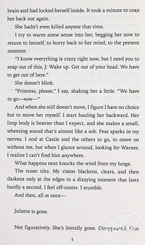 【中商原版】Shatter Me系列 第5部 藐视 Defy Me 英文原版 Tahereh Mafiis 奇幻浪漫爱情小说 商品图5