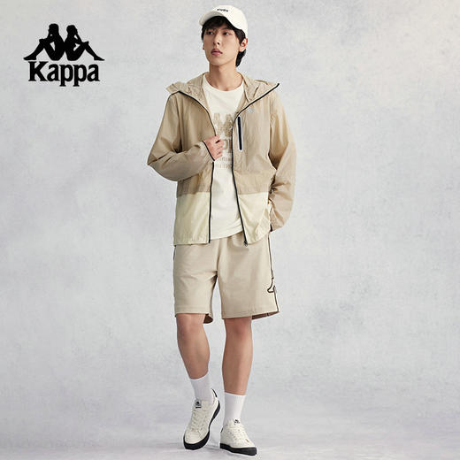kappa卡帕背靠背女款2024新款夏季薄款运动夹克外套男款休闲上衣K0E32FJ52D 商品图2