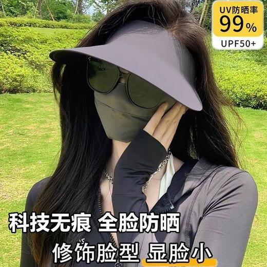 【奥运抽奖】无痕一体遮阳帽防晒帽女夏季防紫外线骑车超轻可折叠空顶太阳帽；官网特供 商品图11