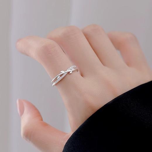 【枝芽】S925银微镶锆石素圈戒指【JHY-R000358B】 商品图1