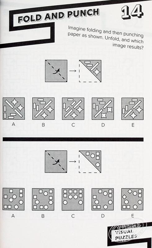 【中商原版】视觉谜题 Visual Puzzles 英文原版 Gareth Moore 生活休闲 游戏 益智 自我提升 商品图8