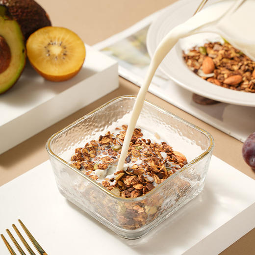 【口感醇香，美味酥脆，好麦好味道~】美粥食客海盐巧克力烘焙麦片400g 酸奶巧克力早餐麦片 即食代餐 美味畅享-QQ 商品图2