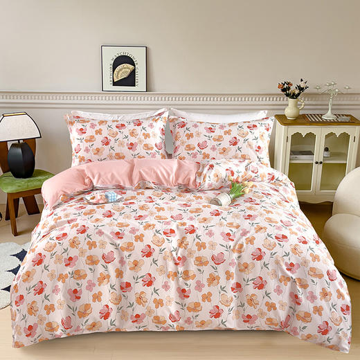 【洁丽雅 】“依依花梦”馨香四件套 JLY-TJ873 被套 200*230cm 商品图4