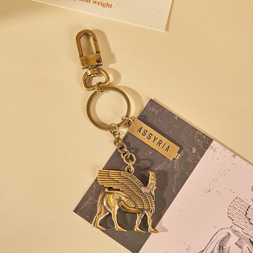 大英博物馆X苏州博物馆亚述系列 人首翼牛图 生命之树 挂件钥匙扣 商品图1