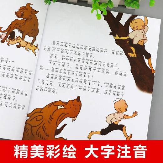 三毛流浪记中国经典动画大全集正版彩图注音版三毛作品张乐平著 商品图2