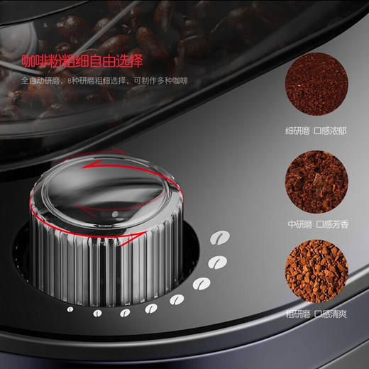 摩飞电器（Morphyrichards） 美式咖啡机全自动家用办公研磨一体豆粉两用真空保温壶MR1028 标准版 商品图3