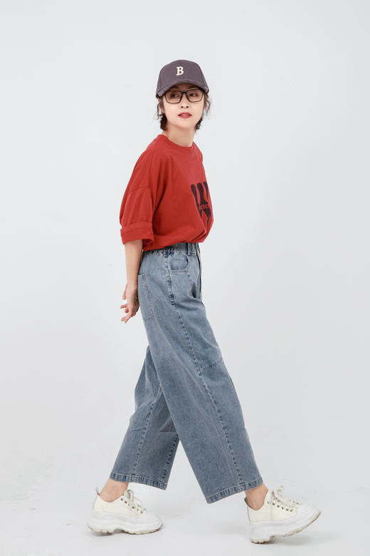 牛仔哈伦裤 商品图0