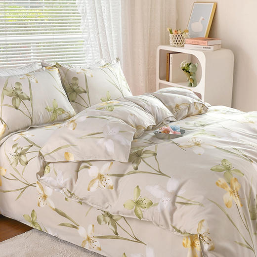 【洁丽雅】 “幽兰花香”加厚四件套 JLY-TJ866 被套 200*230cm 商品图2