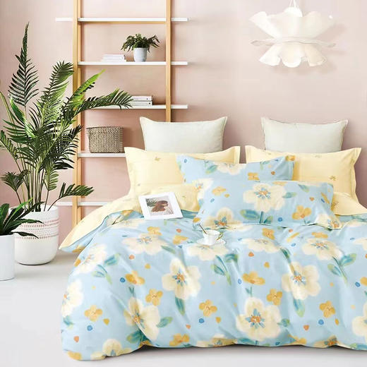 洁丽雅 “明媚如初"全棉四件套 JLY-TJ869 被套 200*230cm 商品图0
