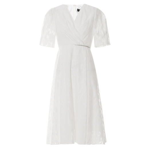 EITIE爱特爱夏季新款V领时尚气质显瘦连衣裙7407152 商品图5