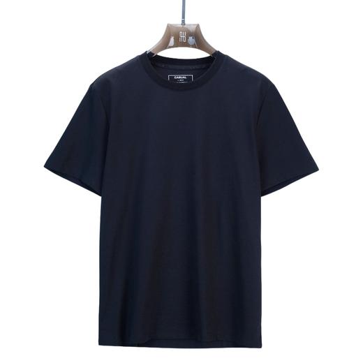 男装24夏季新品休闲圆领纯色T恤2219-3302 商品图4