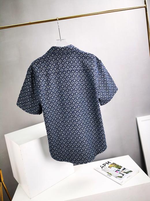 CH 2024夏季新款 提花牛仔休闲宽松短袖衬衫外套 Z-11733 商品图6