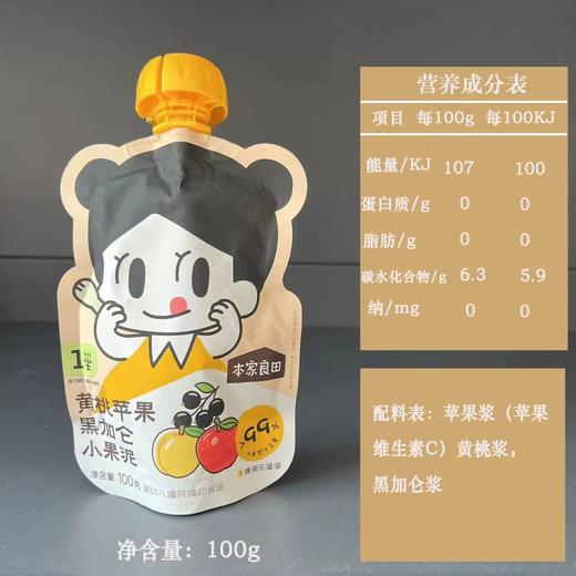 本家良田果泥90g/100g*4袋 商品图3