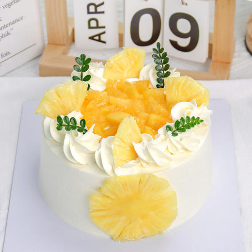 【芋泥芒巧菠菠】菠萝奶油-水果夹心蛋糕 商品图0