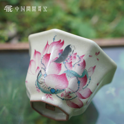 问鼎哥窑八方杯（山海经蛇身人面神）（缺货） 商品图3